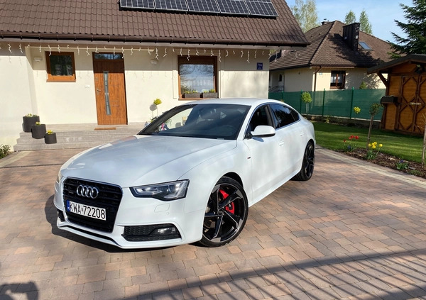 Audi A5 cena 81000 przebieg: 136000, rok produkcji 2014 z Mysłowice małe 529